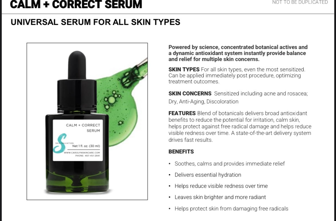 Calm + Correct Serum
