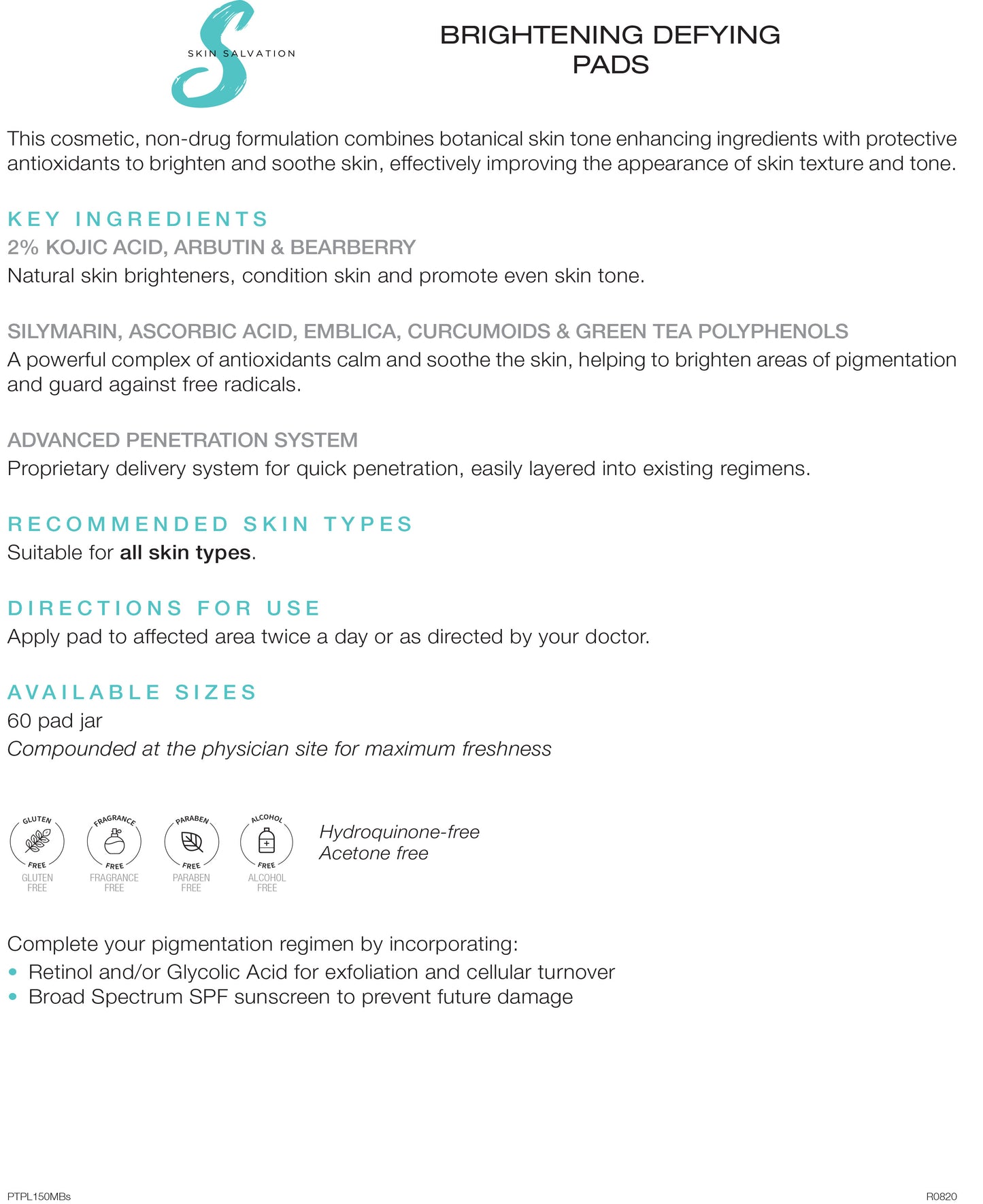 Brightening Defying Pads