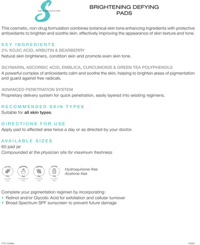 Brightening Defying Pads